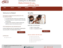Tablet Screenshot of makotihealth.co.za